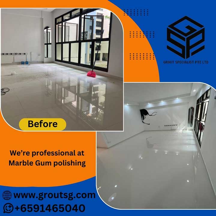 Marble gum polishing